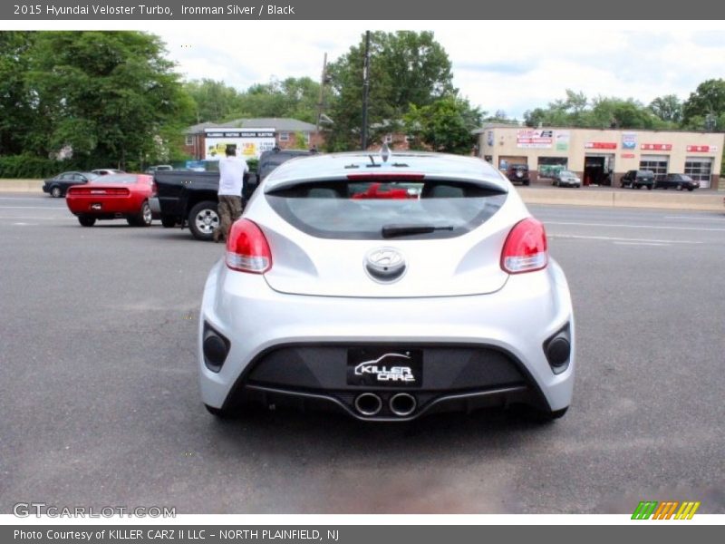 Ironman Silver / Black 2015 Hyundai Veloster Turbo