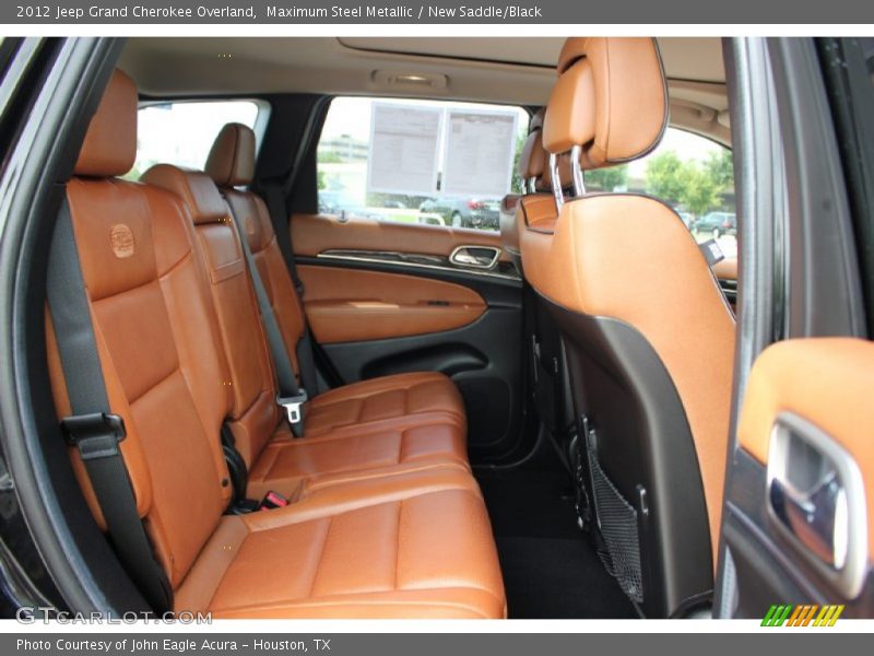 Rear Seat of 2012 Grand Cherokee Overland