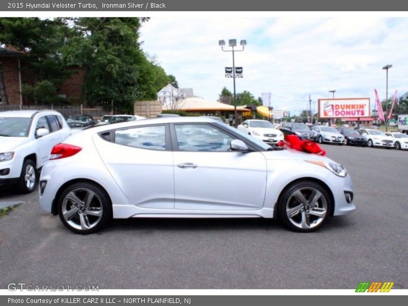 Ironman Silver / Black 2015 Hyundai Veloster Turbo