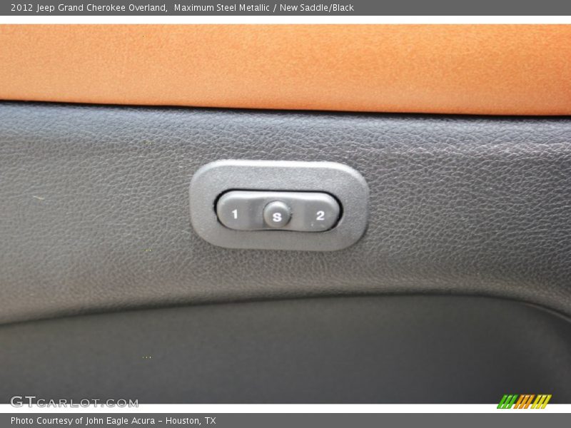 Maximum Steel Metallic / New Saddle/Black 2012 Jeep Grand Cherokee Overland