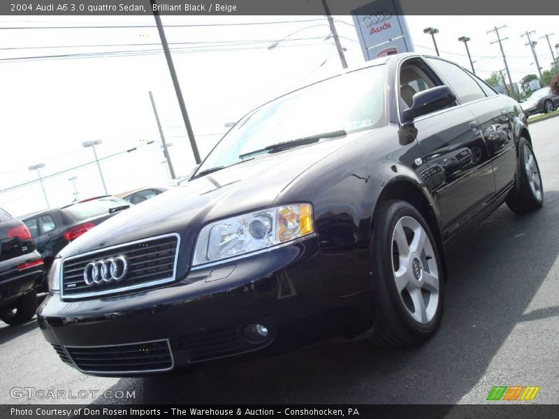 Brilliant Black / Beige 2004 Audi A6 3.0 quattro Sedan