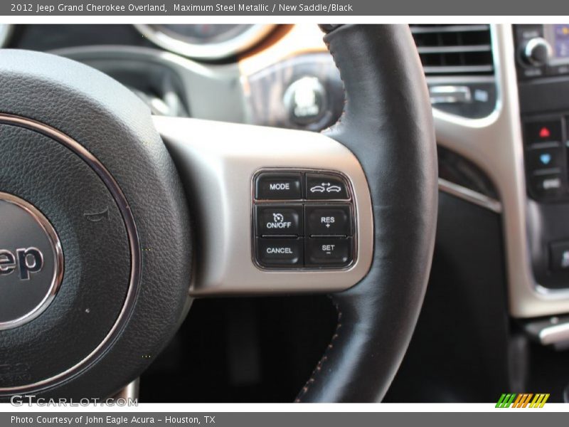 Controls of 2012 Grand Cherokee Overland