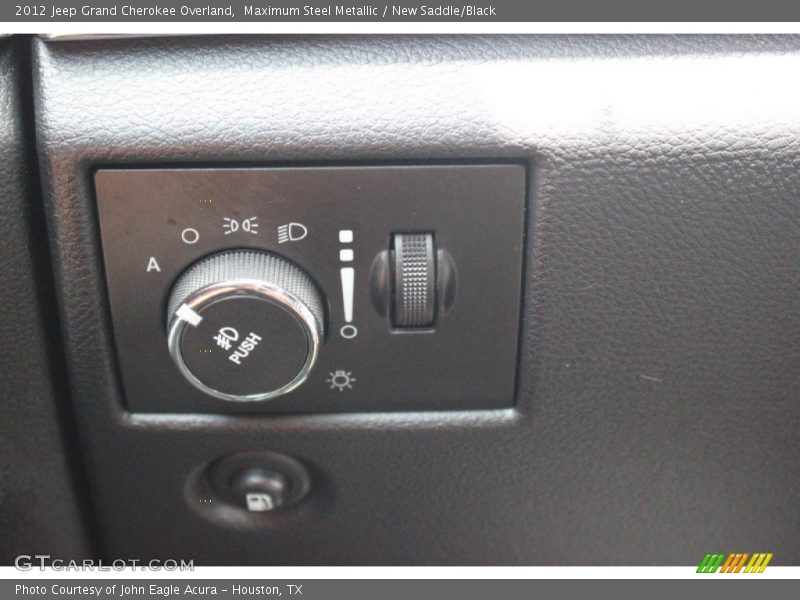 Controls of 2012 Grand Cherokee Overland