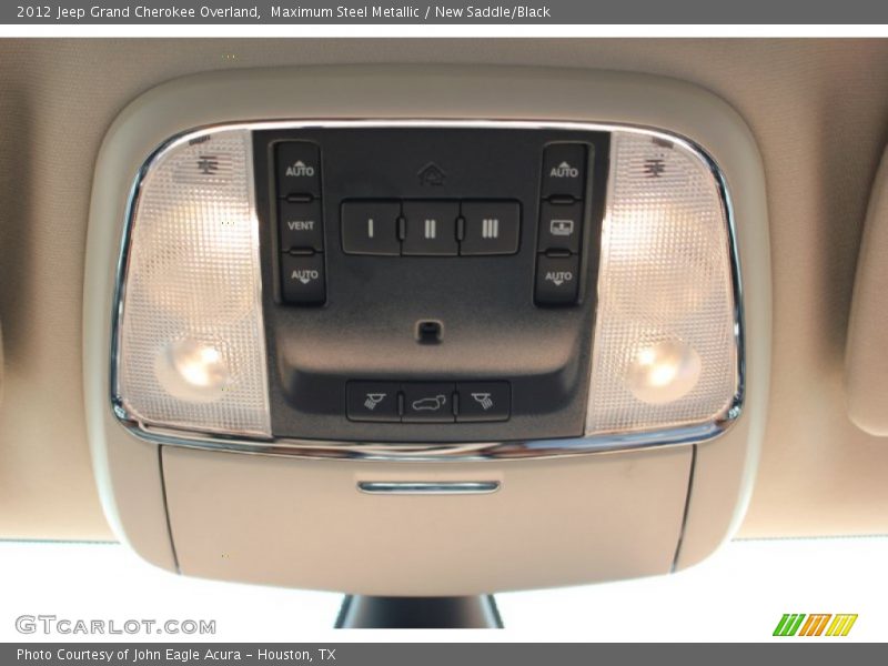 Maximum Steel Metallic / New Saddle/Black 2012 Jeep Grand Cherokee Overland