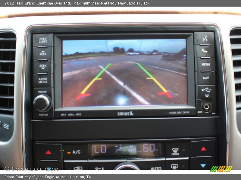 Maximum Steel Metallic / New Saddle/Black 2012 Jeep Grand Cherokee Overland