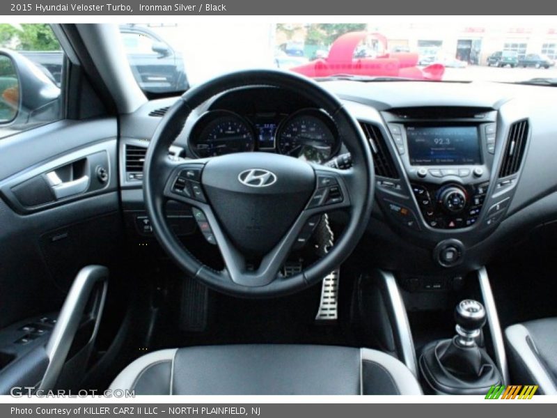 Ironman Silver / Black 2015 Hyundai Veloster Turbo