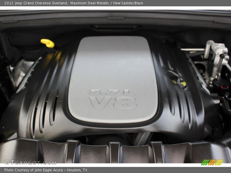 Maximum Steel Metallic / New Saddle/Black 2012 Jeep Grand Cherokee Overland