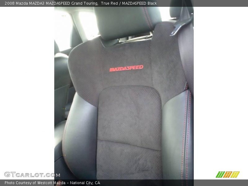 True Red / MAZDASPEED Black 2008 Mazda MAZDA3 MAZDASPEED Grand Touring