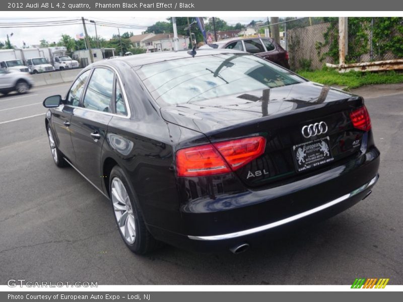 Phantom Black Pearl Effect / Black 2012 Audi A8 L 4.2 quattro
