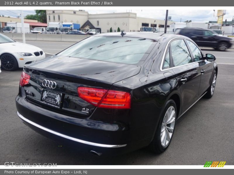 Phantom Black Pearl Effect / Black 2012 Audi A8 L 4.2 quattro