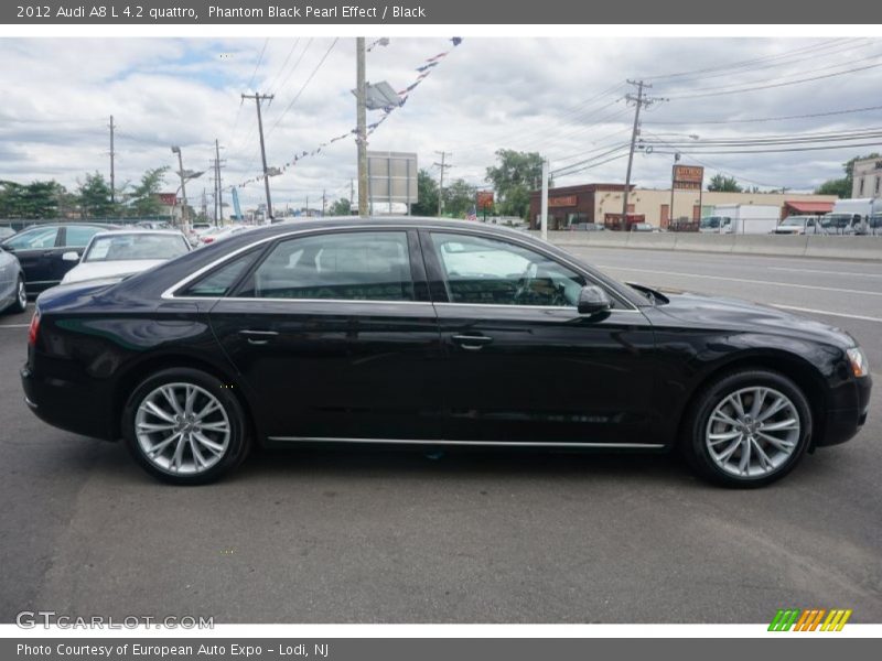 Phantom Black Pearl Effect / Black 2012 Audi A8 L 4.2 quattro
