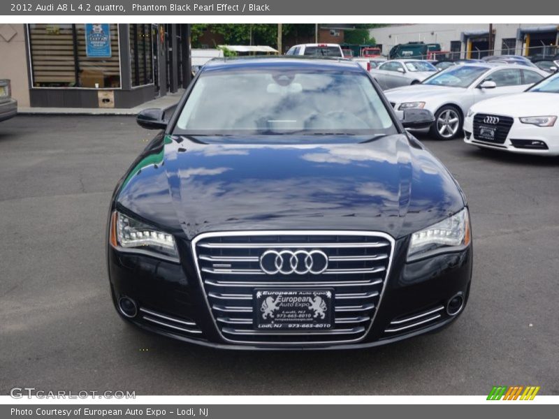 Phantom Black Pearl Effect / Black 2012 Audi A8 L 4.2 quattro