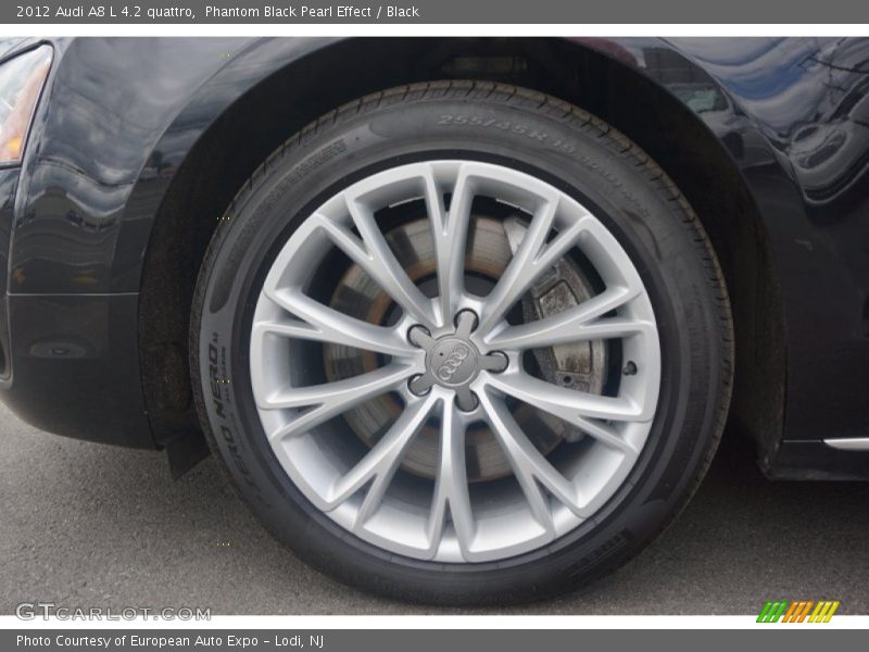 Phantom Black Pearl Effect / Black 2012 Audi A8 L 4.2 quattro