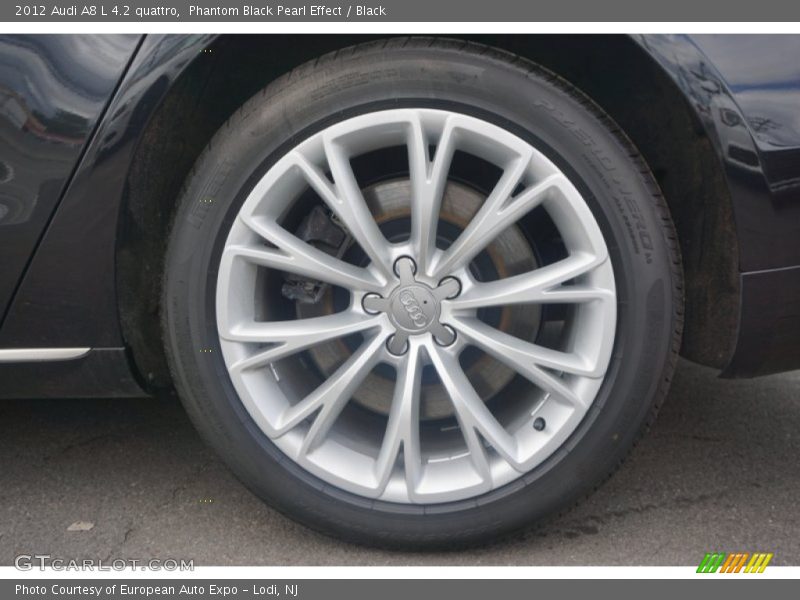 Phantom Black Pearl Effect / Black 2012 Audi A8 L 4.2 quattro