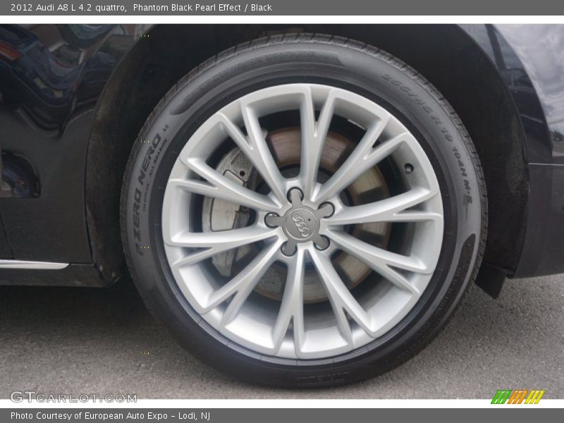 Phantom Black Pearl Effect / Black 2012 Audi A8 L 4.2 quattro