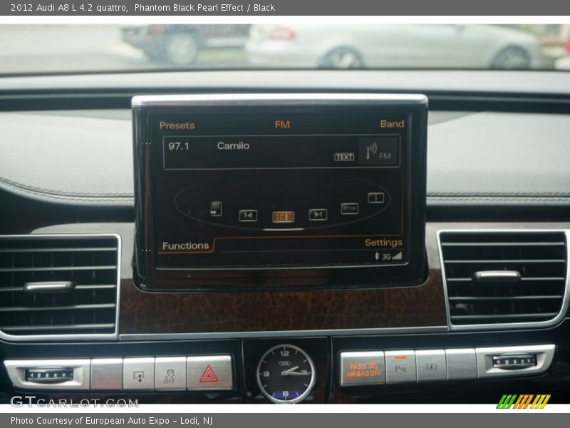 Phantom Black Pearl Effect / Black 2012 Audi A8 L 4.2 quattro