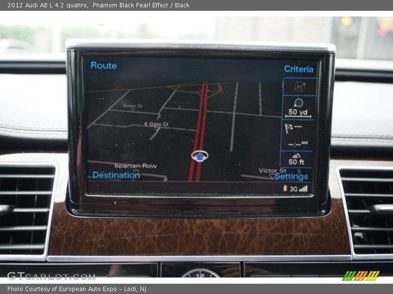 Phantom Black Pearl Effect / Black 2012 Audi A8 L 4.2 quattro