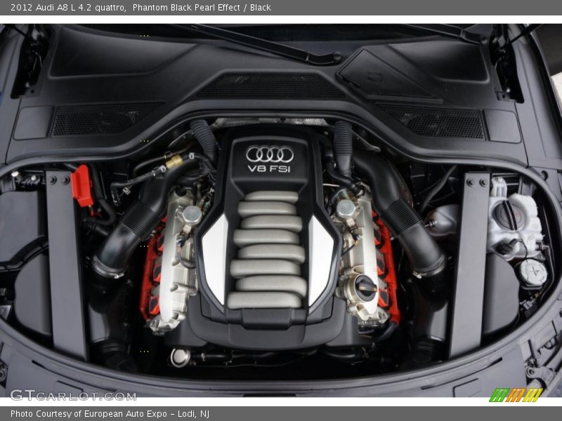 Phantom Black Pearl Effect / Black 2012 Audi A8 L 4.2 quattro
