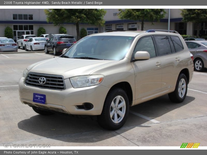 Sandy Beach Metallic / Sand Beige 2008 Toyota Highlander 4WD