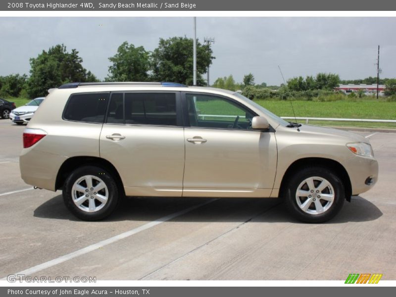  2008 Highlander 4WD Sandy Beach Metallic