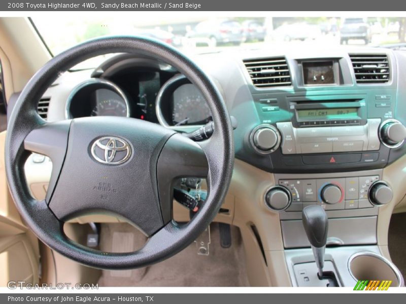 Sandy Beach Metallic / Sand Beige 2008 Toyota Highlander 4WD