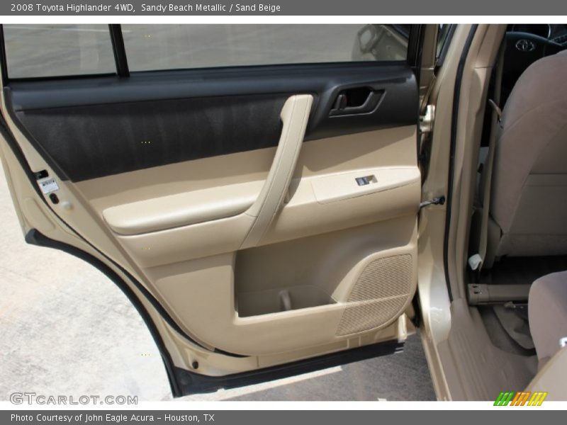 Sandy Beach Metallic / Sand Beige 2008 Toyota Highlander 4WD