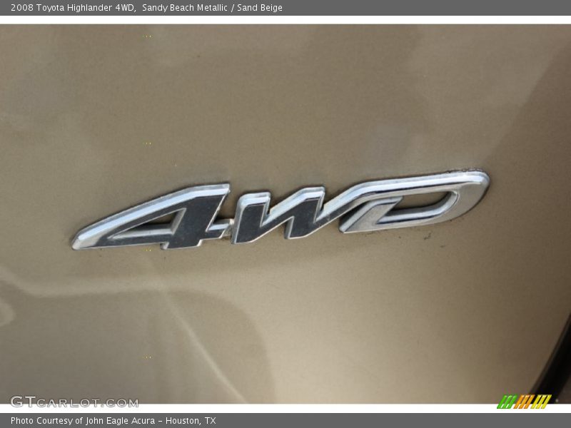 Sandy Beach Metallic / Sand Beige 2008 Toyota Highlander 4WD