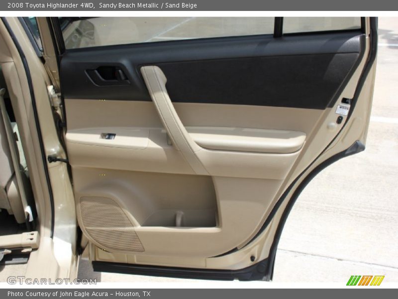 Sandy Beach Metallic / Sand Beige 2008 Toyota Highlander 4WD