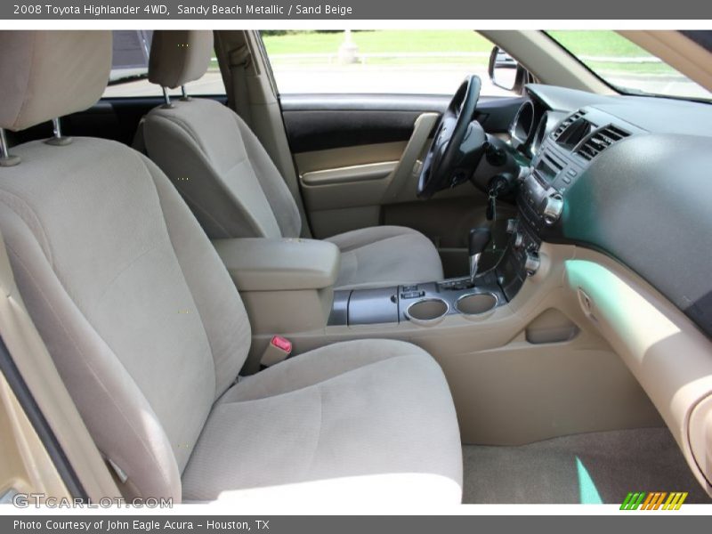 Sandy Beach Metallic / Sand Beige 2008 Toyota Highlander 4WD