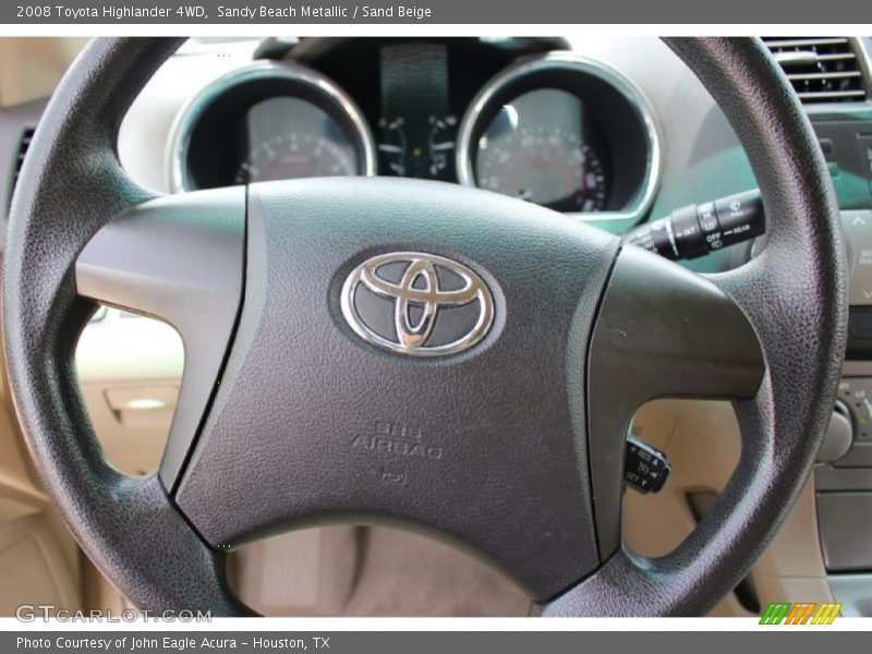Sandy Beach Metallic / Sand Beige 2008 Toyota Highlander 4WD
