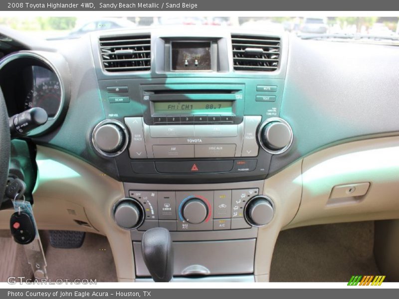 Sandy Beach Metallic / Sand Beige 2008 Toyota Highlander 4WD