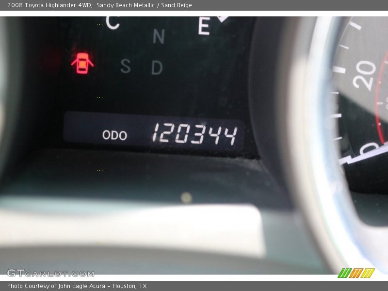Sandy Beach Metallic / Sand Beige 2008 Toyota Highlander 4WD