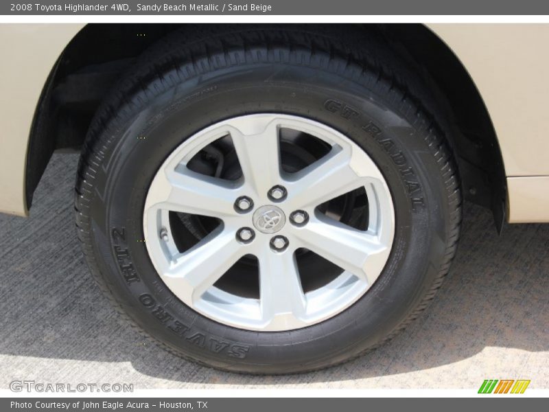 Sandy Beach Metallic / Sand Beige 2008 Toyota Highlander 4WD