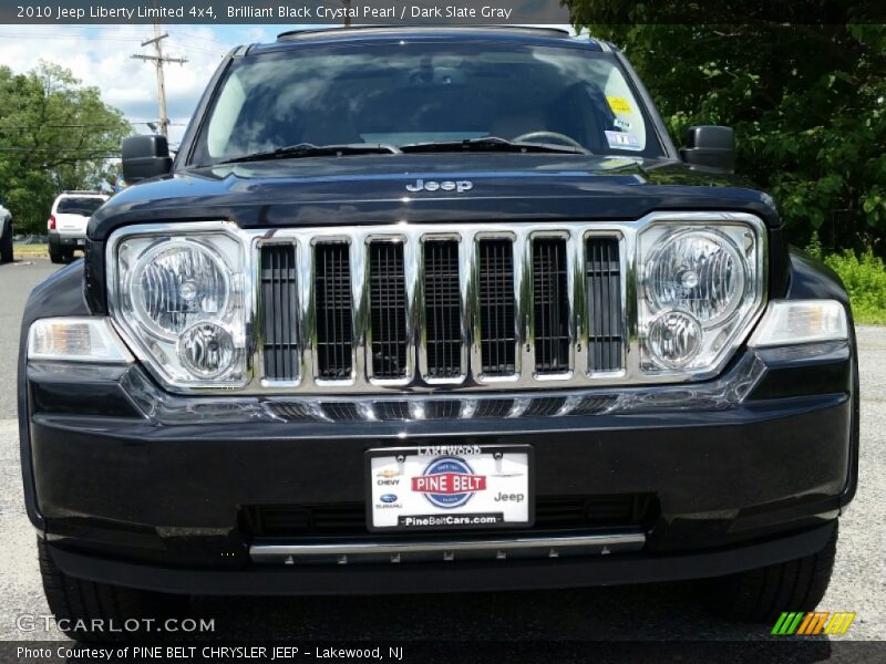 Brilliant Black Crystal Pearl / Dark Slate Gray 2010 Jeep Liberty Limited 4x4