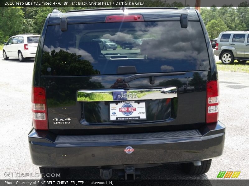 Brilliant Black Crystal Pearl / Dark Slate Gray 2010 Jeep Liberty Limited 4x4