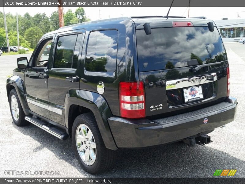 Brilliant Black Crystal Pearl / Dark Slate Gray 2010 Jeep Liberty Limited 4x4