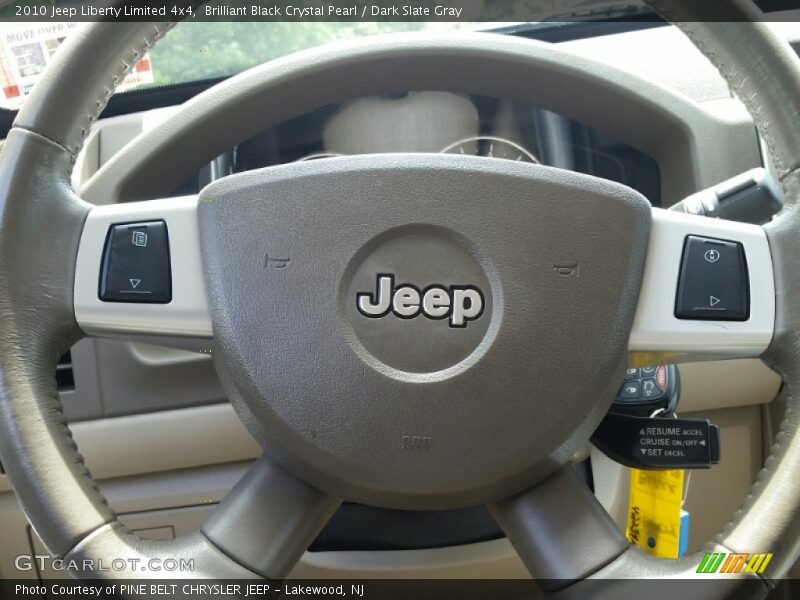 Brilliant Black Crystal Pearl / Dark Slate Gray 2010 Jeep Liberty Limited 4x4