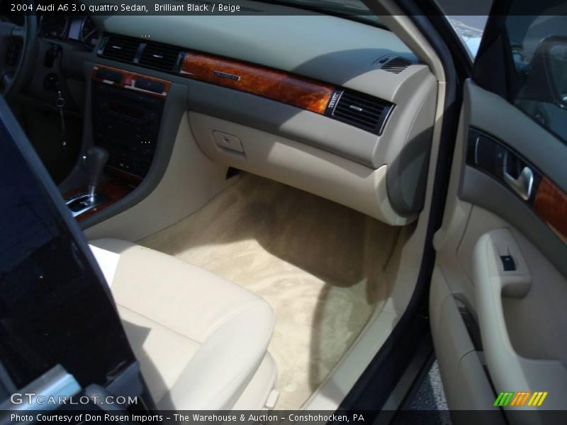 Brilliant Black / Beige 2004 Audi A6 3.0 quattro Sedan