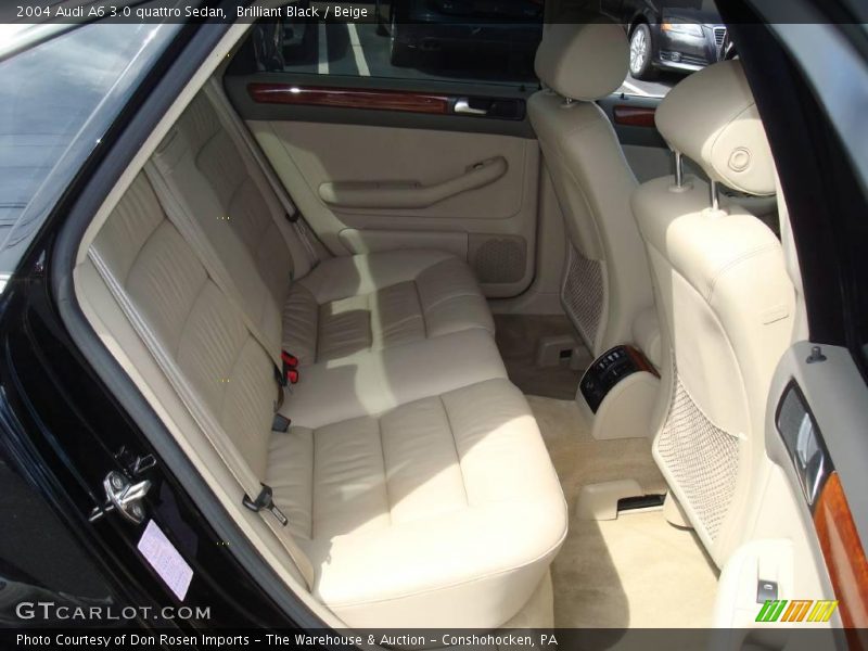 Brilliant Black / Beige 2004 Audi A6 3.0 quattro Sedan