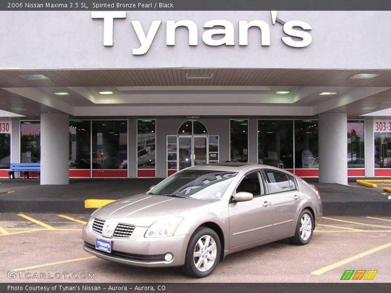Spirited Bronze Pearl / Black 2006 Nissan Maxima 3.5 SL