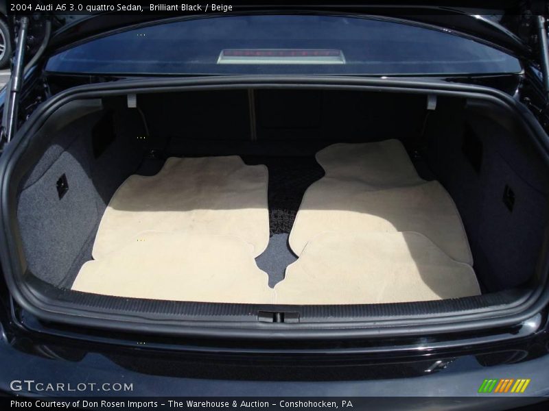 Brilliant Black / Beige 2004 Audi A6 3.0 quattro Sedan