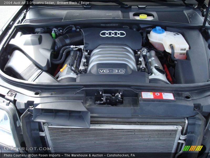 Brilliant Black / Beige 2004 Audi A6 3.0 quattro Sedan