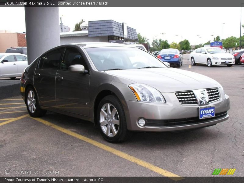 Spirited Bronze Pearl / Black 2006 Nissan Maxima 3.5 SL