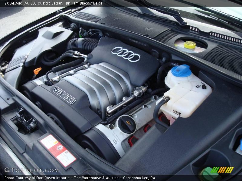 Brilliant Black / Beige 2004 Audi A6 3.0 quattro Sedan