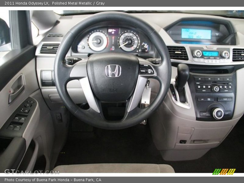 Polished Metal Metallic / Gray 2011 Honda Odyssey LX