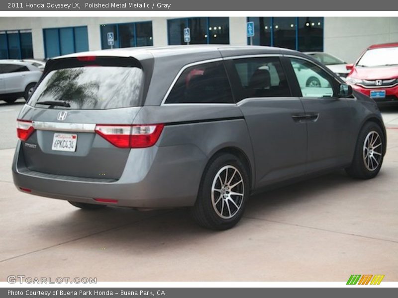 Polished Metal Metallic / Gray 2011 Honda Odyssey LX