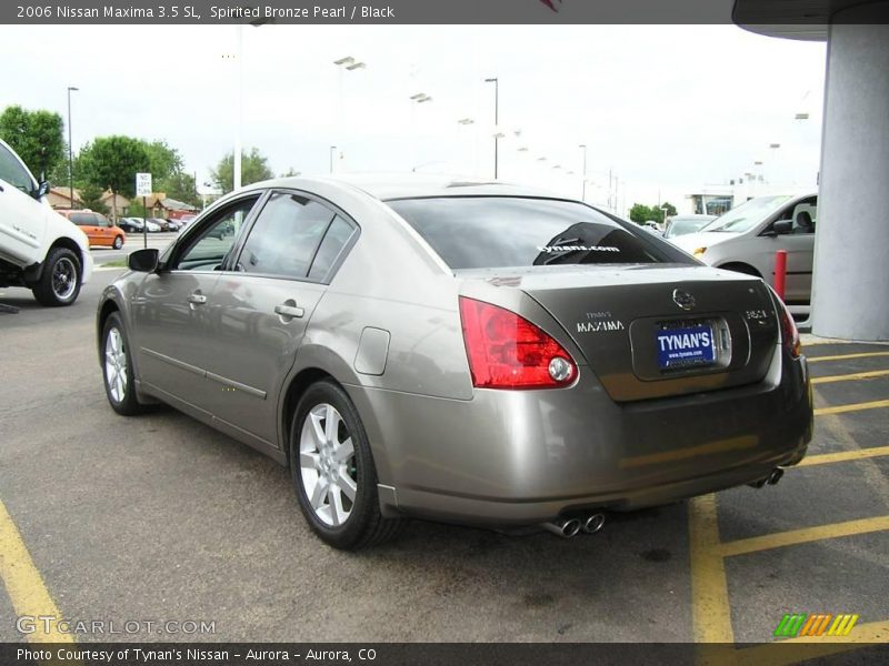 Spirited Bronze Pearl / Black 2006 Nissan Maxima 3.5 SL