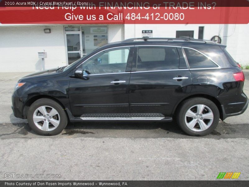 Crystal Black Pearl / Ebony 2010 Acura MDX
