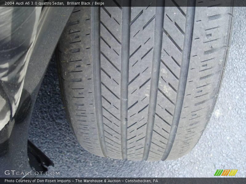 Brilliant Black / Beige 2004 Audi A6 3.0 quattro Sedan