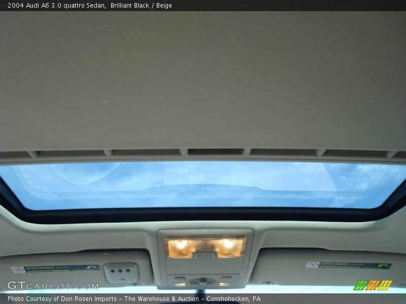 Brilliant Black / Beige 2004 Audi A6 3.0 quattro Sedan